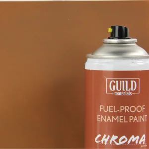 Guild Materials Matt Enamel Fuel-Proof Paint Chroma Dark Earth (400ml Aerosol)
