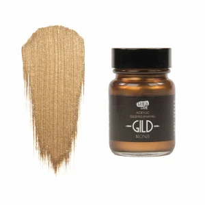 Guild Lane GILD Acrylic Gilding Enamel Paint, Bronze (30ml Jar)