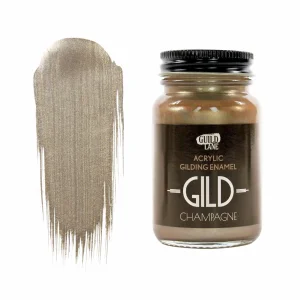 Guild Lane GILD Acrylic Gilding Enamel Paint, Champagne (60ml Jar)