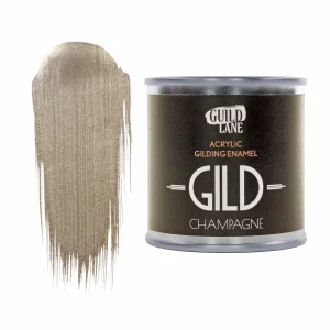 Guild Lane GILD Acrylic Gilding Enamel Paint, Champagne (125ml Tin)