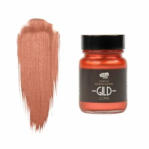 Guild Lane GILD Acrylic Gilding Enamel Paint, Copper (30ml Jar)