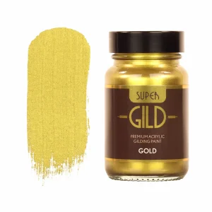 Guild Materials GILD Gilding Enamel Paint, Gold (60ml Jar)