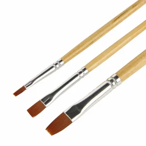 Guild Materials Flat Brush Set (3 pcs)