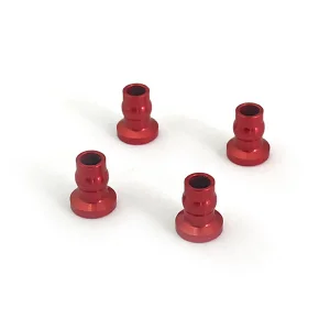 GMade Aluminium Shock Upper Ball 5X8.5mm Red (4) Ts/Rsd ** CLEARANCE **