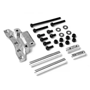 GMade Front Upper Link Mount (Silver) For Gs01 Axle