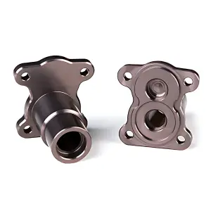 GMade Aluminium Straight Axle (2) Adaptor Titanium Gray R1 Axle