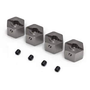 GMade Aluminium 12mm Wheel Hub (4) (8mm Thick)