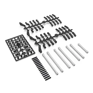 GMade Gs02 Front + Rear Aluminium Link Set For 313mm Wheelbase