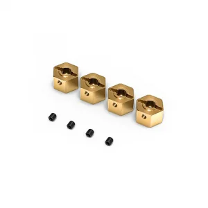 GMade Brass 12mm Wheel Hub (4) (8mm Thick)