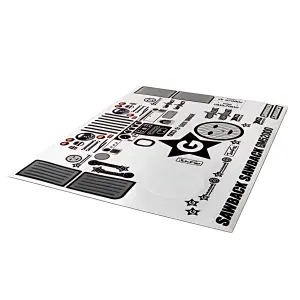 GMade Sawback Decal Sheet