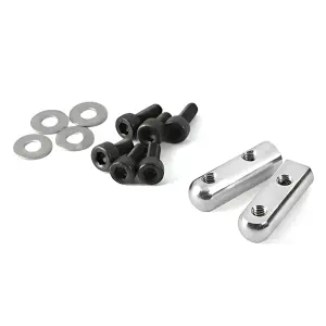 GMade Aluminium Servo Mount Silver (2)