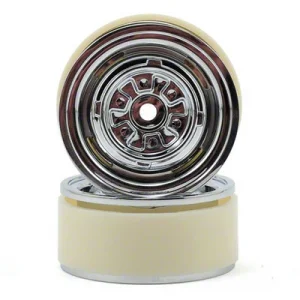 GMade 1.9 Vr01 Beadlock Wheels (Chrome) (2)