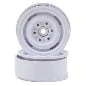 GMade 1.9 Vr01 Beadlock Wheels (White) (2)