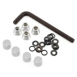 GMade 1.9 Rh02 Wheel Hubs (Silver) (4)