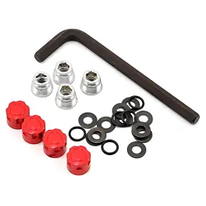 GMade 1.9 RH03 Wheel Hubs (Red) (4)