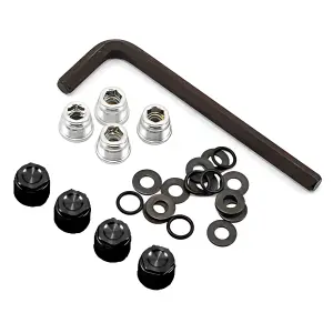 GMade 1.9 RH04 Wheel Hubs (Black) (4)
