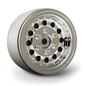 GMade NR01 1.9 Inch Beadlock Wheels - Chrome (2)