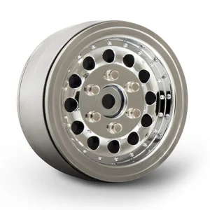 GMade NR01 1.9 Inch Beadlock Wheels - Chrome (2)