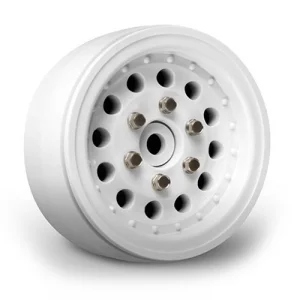GMade NR01 1.9 Inch Beadlock Wheels - White (2)