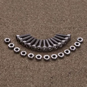 GMade Stainless Steel Hex Bolts + Nu Ts For 1.9 Vr01 Beadlocks (2)