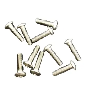 M3 x 10mm Button Head Titanium Screw (10)