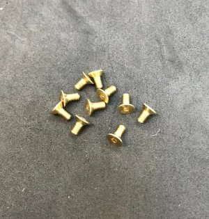M3 x 6mm Countersunk Head Brass Screws (10)