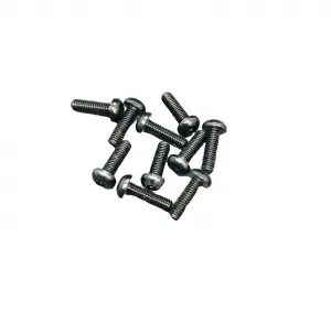 M3 x 10mm Button Head Alloy Screw - Black (10)