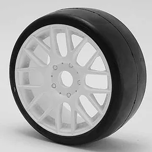 Sweep 1:8 GT R2 Pro Compound Slick Glued 40Deg/White Wheel