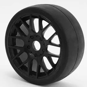 Sweep 1:8 GT R2 Pro Compound Slick Glued 45Deg/Black Wheel
