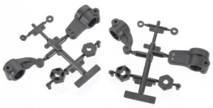 ARAC9380 Arrma Steering Block/Rear Hub Carrier Set