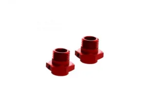 ARAC9416 Arrma Aluminium Wheel Hex 17mm (16.5mm Thick, Red) (2Pcs)