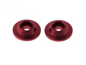 ARAC9690 Arrma CNC Aluminium Wing Buttons (Red) (2Pcs)