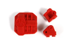 Axial AR44 Differential Cover and Link Mounts (Red)