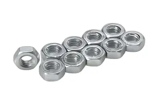 GF-0150-007 - Nut - M6 - Galvanized Steel (10)