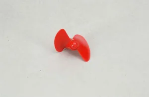 2 Bladed 40mm Waterscrew Red Nylon M4 LH