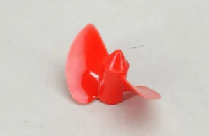 2 Bladed 45mm Waterscrew Red Nylon M4 LH