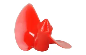 2 Bladed 45mm Waterscrew Red Nylon M4 LH