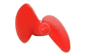 2 Bladed 55mm Waterscrew Red Nylon M4 LH