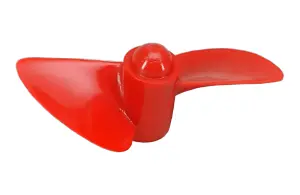 2 Bladed 50mm Waterscrew SR Red Nylon M5 LH
