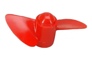 2 Bladed 35mm Waterscrew SR Red Nylon M4 LH