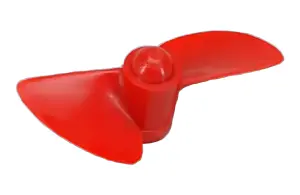 2 Bladed 50mm Waterscrew SR Red Nylon M4 LH