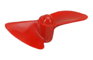 2 Bladed 55mm Waterscrew SR Red Nylon M4 LH