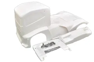 Hobao EPX Painted Bodyshell Pearl White