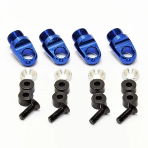 Hobao DC-1 CNC Aluminium Shock Caps W/Gasket (4)