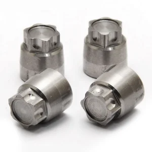 Hobao DC-1 CNC Aluminium Flanged Wheel Nuts 4mm (4)