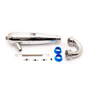 Hobao Hyper VS2 Inline Muffler Exaust Pipe / Manifold Set