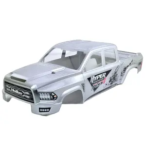 Hobao Hyper MT Plus II Printed Body Shell - Silver White