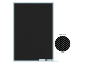 Tamiya 1/24 Carbon Decal Plain Ex Fine