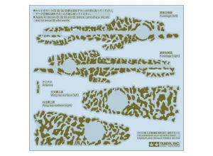 Tamiya 1/72 Ki-61-Id Camo Decals