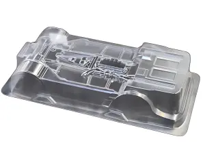 Tamiya 190mm Clear Truck Bodyshell For 58632 - Lower Wheel Arch Parts Only